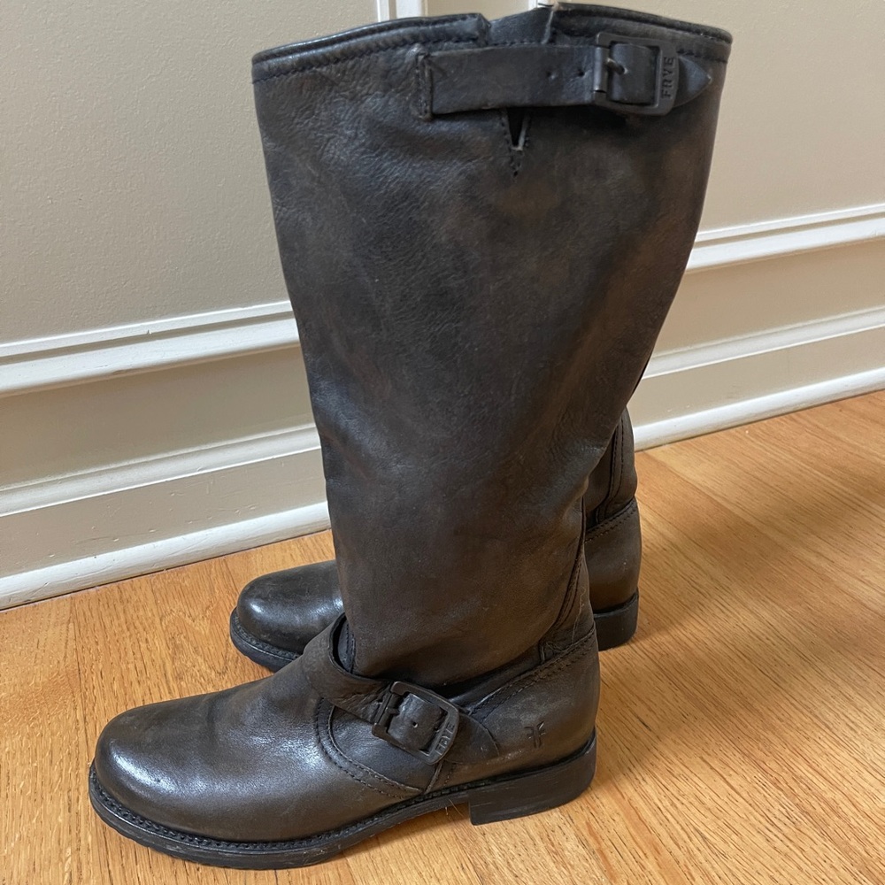 Frye Rich Brown Leather Boots